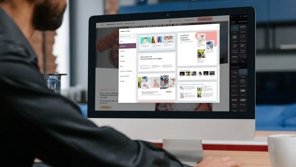 odoo site web template 