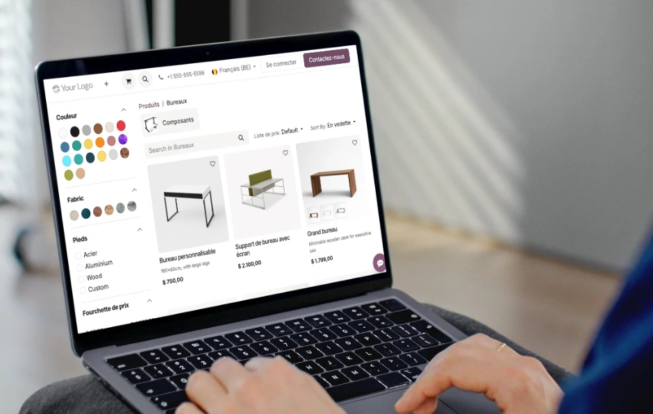 Odoo ecommerce pour votre site web avec de la vente en ligne
