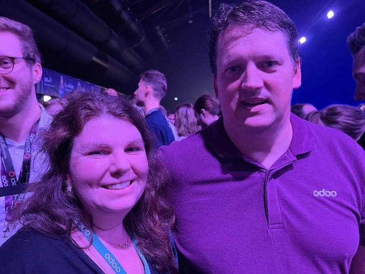 Hélène Muckensturm Impulse Wave Odoo experience pour partenaire Odoo avec Fabien Pinckaers (CEO Odoo) 