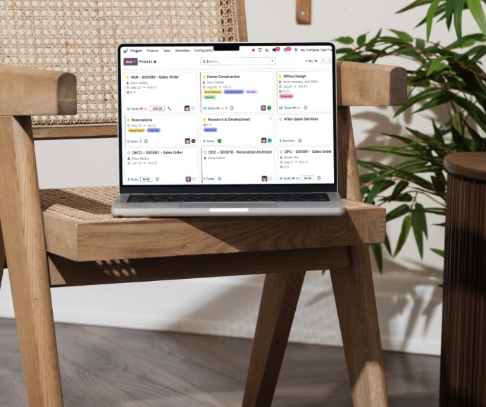 Gestion de vos projets avec Odoo